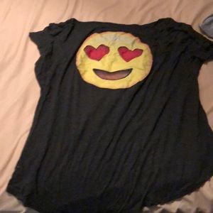 Reversible emoji t-shirt